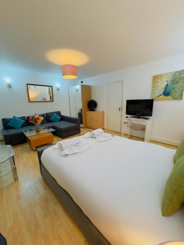 Bright Budget Studio Apartment In Central London Eksteriør billede
